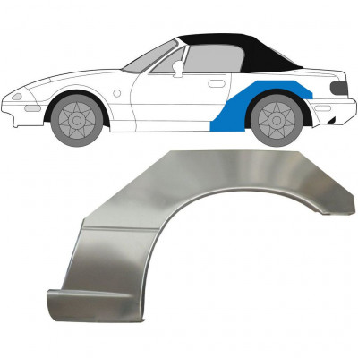 Reperaturka błotnika tylnego do Mazda MX-5 1989-1998 / Lewa 6695