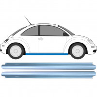 Reperaturka progu do Volkswagen New Beetle 1998-2005 / Lewa+Prawa / Zestaw 9181