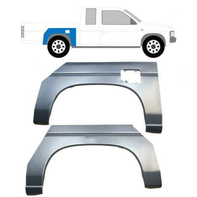 Reperaturka błotnika tylnego do Nissan Pickup 1987-1997 / Lewa+Prawa / Zestaw 9926