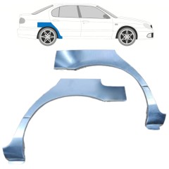 Reperaturka błotnika tylnego do Nissan Primera P11 1996-2001 / Lewa+Prawa / Zestaw 10632