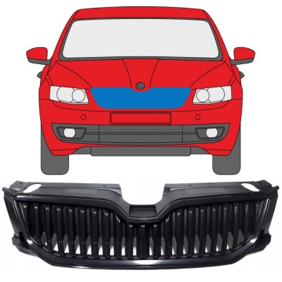 Grill do Skoda Octavia III 2013-2017 9353