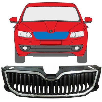 Grill chromowany do Skoda Octavia III 2013-2017 9354