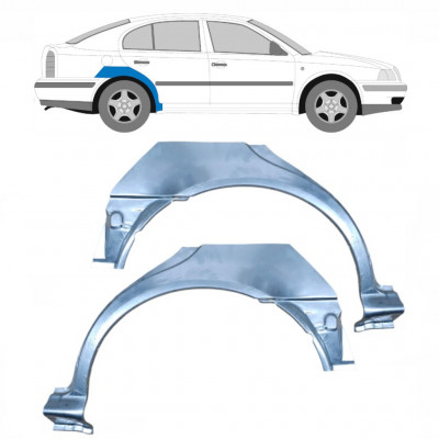 Reperaturka błotnika tylnego do Skoda Octavia 1996-2010 / Lewa+Prawa / Zestaw 9461