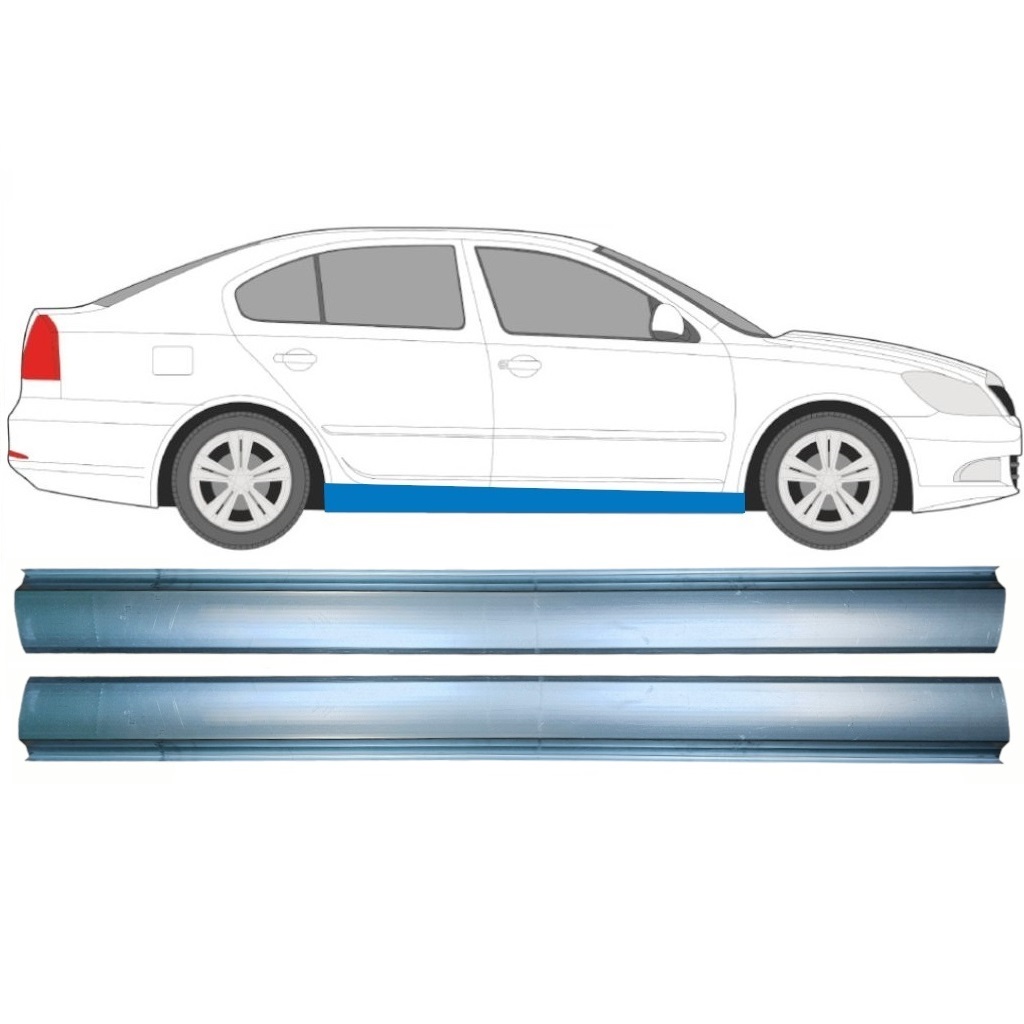 Reperaturka Progu Do Skoda Octavia 2004-2013 / Lewa = Prawa (Symetryczny) / Zestaw 10309