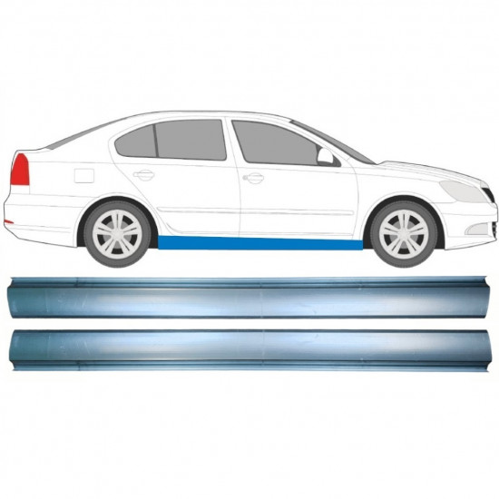 Reperaturka progu do Skoda Octavia 2004-2013 / Lewa = Prawa (symetryczny) / Zestaw 10309