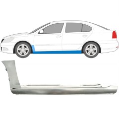 Pełny próg + reperaturka błotnika przedniego do Skoda Octavia II 2004-2013 / Lewa / Zestaw 11177