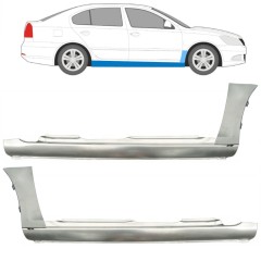 Pełny próg + reperaturka błotnika przedniego do Skoda Octavia II 2004-2013 / Zestaw 11178