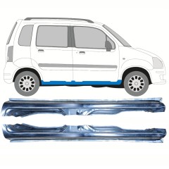Pełny próg do Opel Agila 2001-2008 / Lewa+Prawa / Zestaw 10324