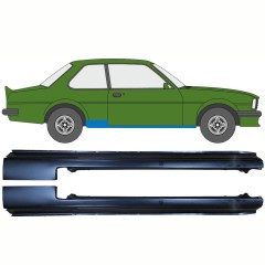 Pełny próg do Opel Ascona B 1975-1981 / Lewa+Prawa / Zestaw 11074