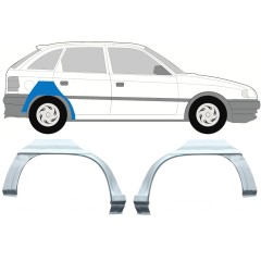 Reperaturka błotnika tylnego do Opel Astra F 1991-2002 / Lewa+Prawa / HATCHBACK / Zestaw 9686