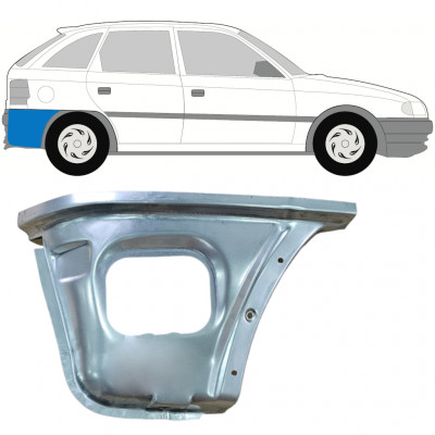 Reperaturka narożnika tylnego do Opel Astra 1991-2002 / Prawa 11101