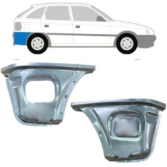 Reperaturka narożnika tylnego do Opel Astra F 1991-2002 / Lewa+Prawa / Zestaw 11103