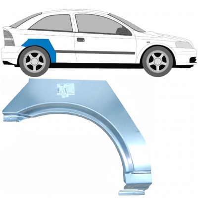 OPEL ASTRA 1998-2009 3 DRZWIOWY REPERATURKA BŁOTNIKA TYLNEGO / PRAWA STRONA