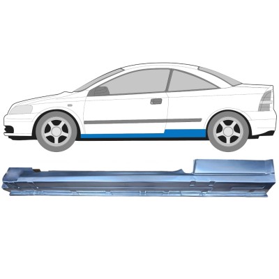 Pełny próg do Opel Astra G 1998-2009 / Lewa / COUPE 15963