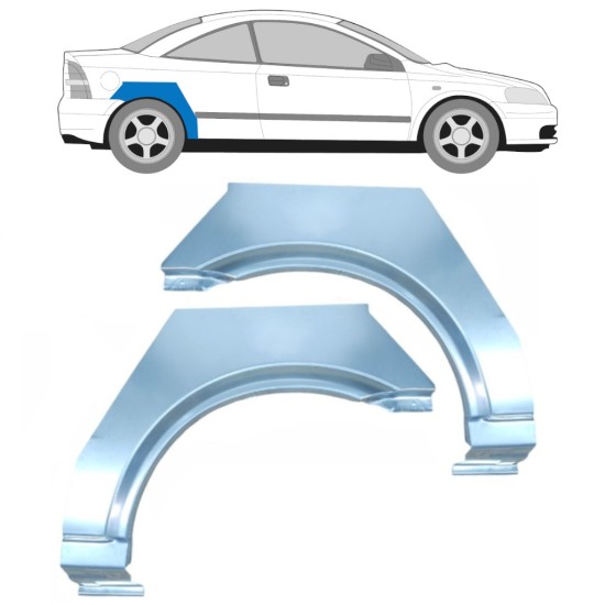Reperaturka błotnika tylnego do Opel Astra G 1998-2009 / Lewa+Prawa / COUPE 15961