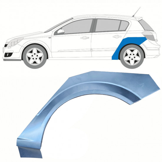 Reperaturka błotnika tylnego do Opel Astra 2003-2014 / Lewa 8863