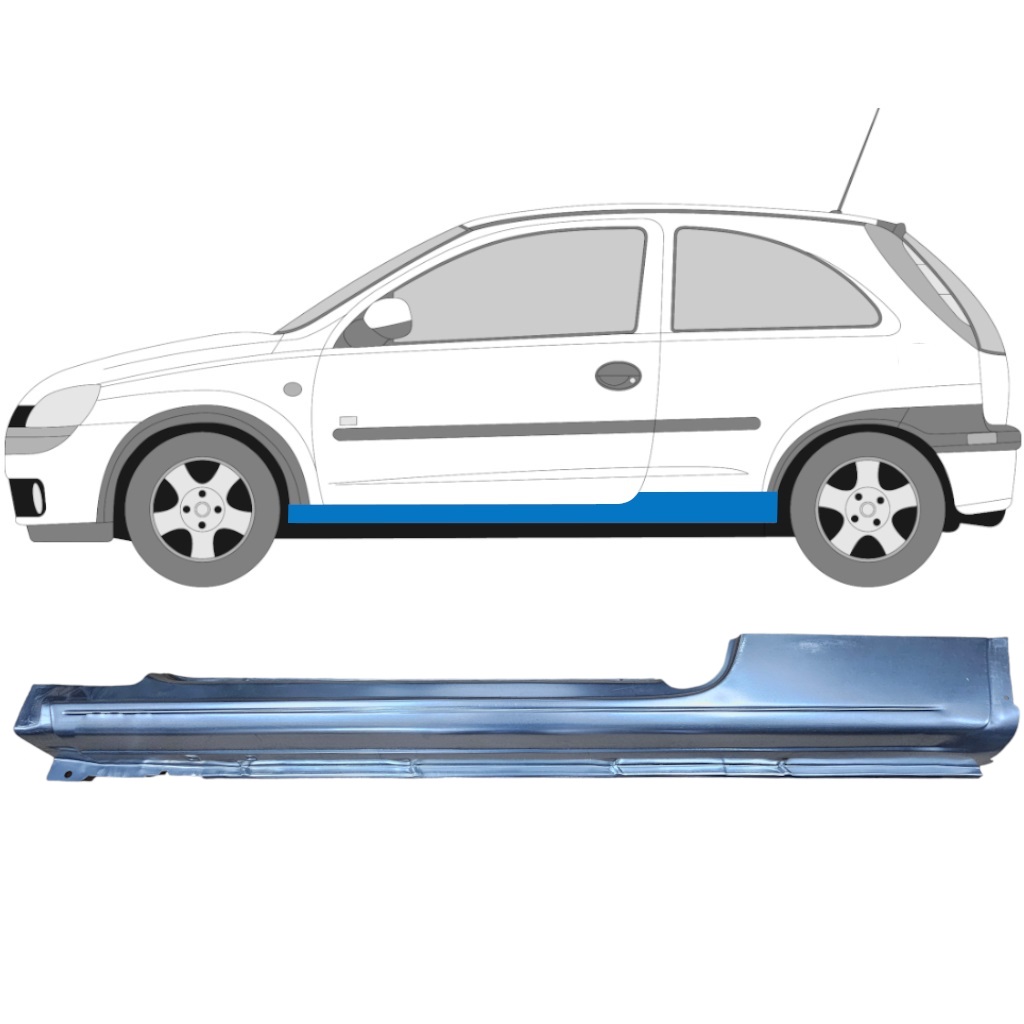 Reperaturka Progu Do Opel Corsa 2000-2010 / Lewa 6878