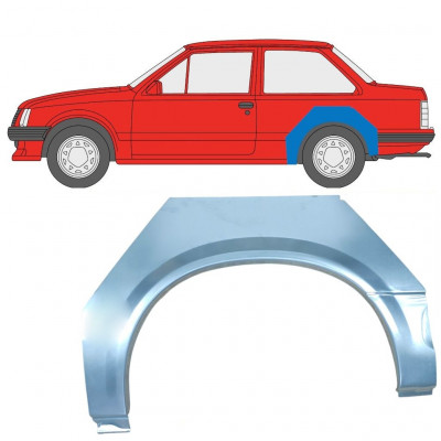 Reperaturka błotnika tylnego do Opel Corsa A 1982-1993 / Lewa 11019