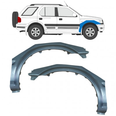 Reperaturka błotnika przedniego do Opel Frontera B 1999-2002 / Lewa+Prawa / Zestaw 9994