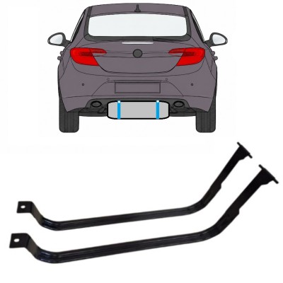Obejmy zbiornika paliwa do Opel Insignia 2008-2017 15991