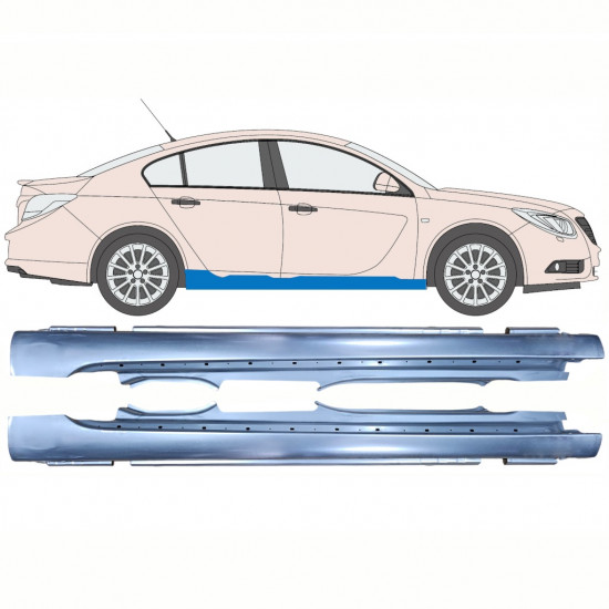 Reperaturka progu do Opel Insignia 2008-2017 / Lewa+Prawa / Zestaw 10342