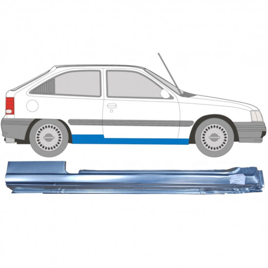 Reperaturka progu do Opel Kadett 1984-1993 / Prawa 6938