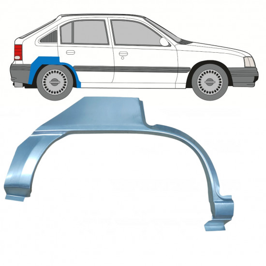 Reperaturka błotnika tylnego do Opel Kadett 1984-1993 / Prawa 7908