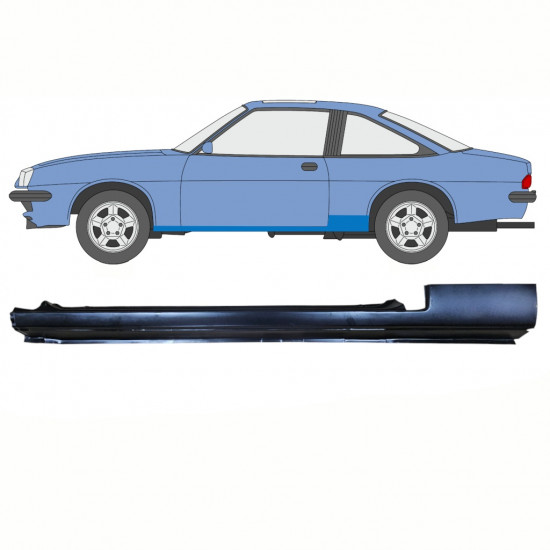 Reperaturka progu do Opel Manta B 1975-1988 / Lewa /  8793