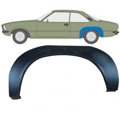 Reperaturka błotnika tylnego do Opel Rekord D 1972-1977 / Lewa 11099