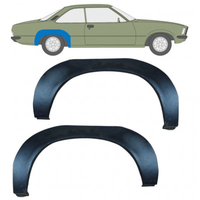 Reperaturka błotnika tylnego do Opel Rekord D 1972-1977 / Zestaw 11100