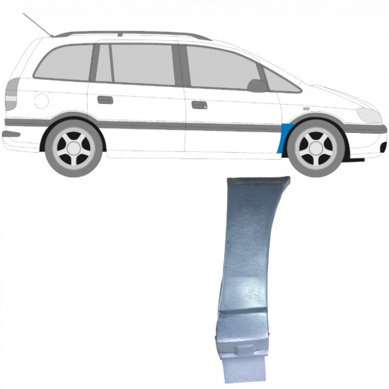 Reperaturka błotnika przedniego do Opel Zafira 1999-2005 / Prawa 6094