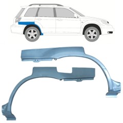 Reperaturka błotnika tylnego do Mitsubishi Outlander 2003-2007 / Lewa+Prawa / Zestaw 11539