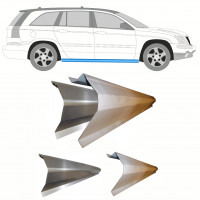 Reperaturka progu wewnętrzna + zewnętrzna do Chrysler Pacifica 2003-2007 / Lewa = Prawa (symetryczny) / Zestaw 10358