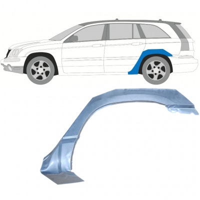 Reperaturka błotnika tylnego do Chrysler Pacifica 2003-2007 / Lewa 7670