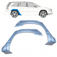 Reperaturka błotnika tylnego do Chrysler Pacifica 2003-2007 / Lewa+Prawa / Zestaw 9970