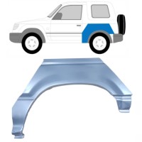 Reperaturka błotnika tylnego do Mitsubishi Pajero 1991-2001 / Lewa 15126