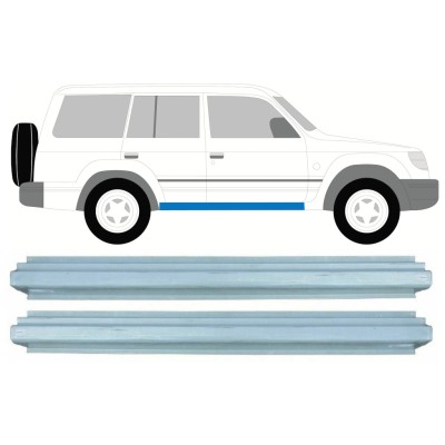 Reperaturka progu do Mitsubishi Pajero 1991-2001 / Lewa+Prawa / Zestaw 16000