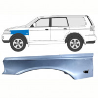 Reperaturka błotnika przedniego do Mitsubishi Pajero Sport 1996-2008 / Lewa 8398