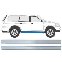 Reperaturka progu wewnętrzna do Mitsubishi Pajero Sport 1996-2008 / Lewa+Prawa / Zestaw 14872