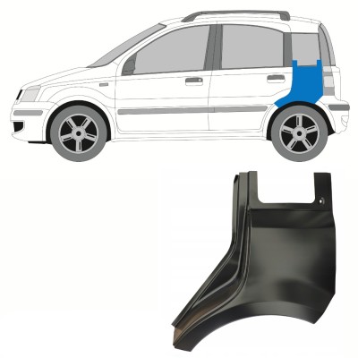 Reperaturka błotnika tylnego do Fiat Panda 2003-2012 / Lewa 10752