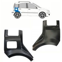 Reperaturka błotnika tylnego do Fiat Panda 2003-2012 / Lewa+Prawa / Zestaw 10753