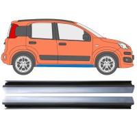 Reperaturka progu do Fiat Panda 2012- / Lewa+Prawa / Zestaw 14971