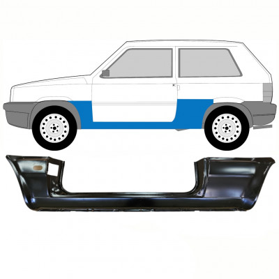 Reperaturka progu do Fiat Panda 1980-2002 / Lewa 10755