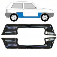 Reperaturka progu do Fiat Panda 1980-2002 / Lewa+Prawa / Zestaw 10756