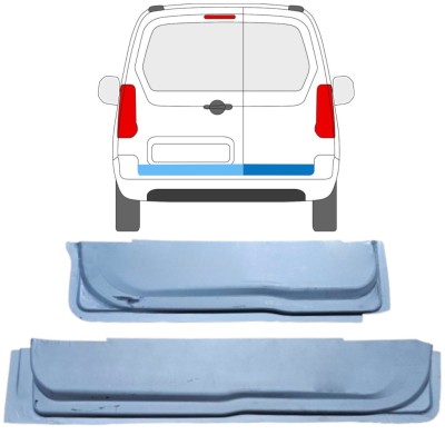 Reperaturka drzwi tylnych wewnętrzna do Citroen Berlingo 2008-2018 / Lewa+Prawa 16912