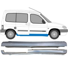 Pełny próg do Peugeot Partner 1996-2008 / Prawa / Zestaw 9417