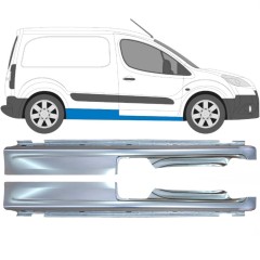 Pełny próg do Peugeot Partner 2008-2018 / Lewa+Prawa / Zestaw 10113