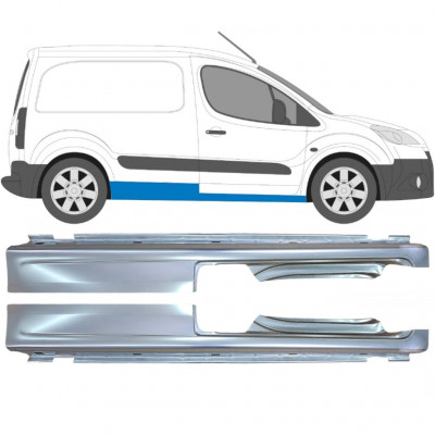 PEUGEOT PARTNER C BERLINGO 2008- PRÓG / ZESTAW