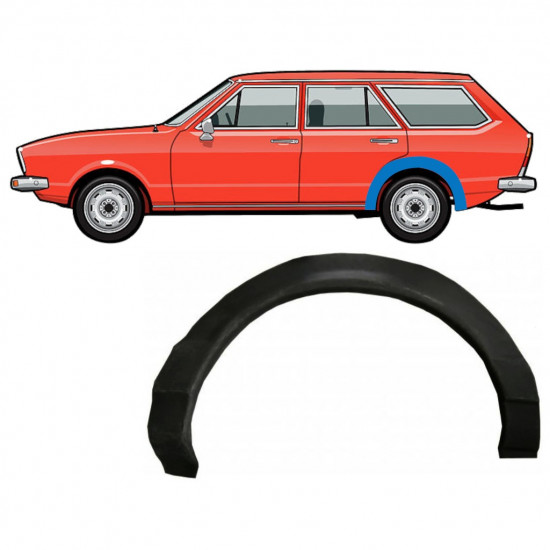 Reperaturka błotnika tylnego do VW Passat B1 1973-1980 / Lewa 10961