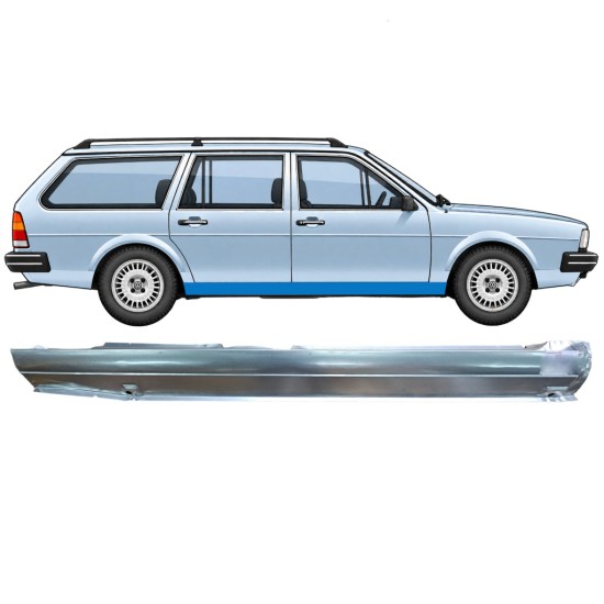 Pełny próg do Volkswagen Passat B2 1980-1988 / Prawa / COMBI / SEDAN / HATCHBACK 7108